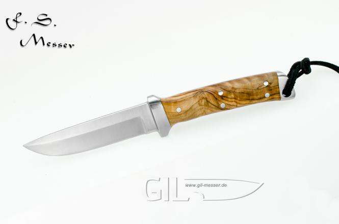 Franz Sieber Vollintegral Messer Böhler M390 Microclean Oliven Holz 